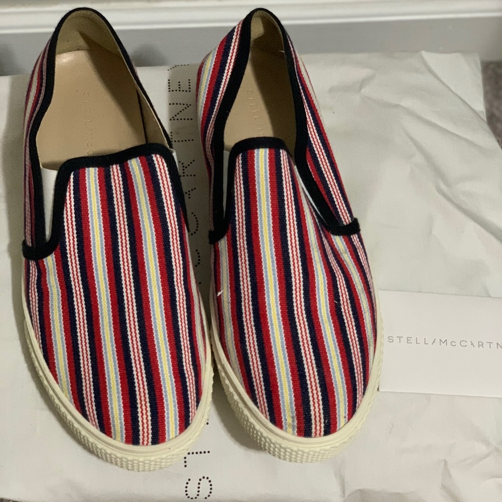 Stella McCartney Rainbow Slip-On Sneakers